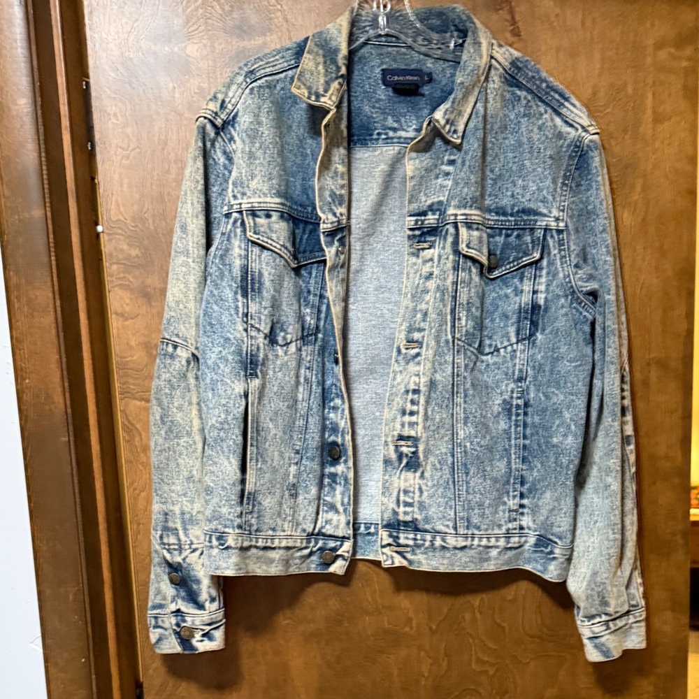 Vintage Claiborne Faded Blue Denim Jacket
